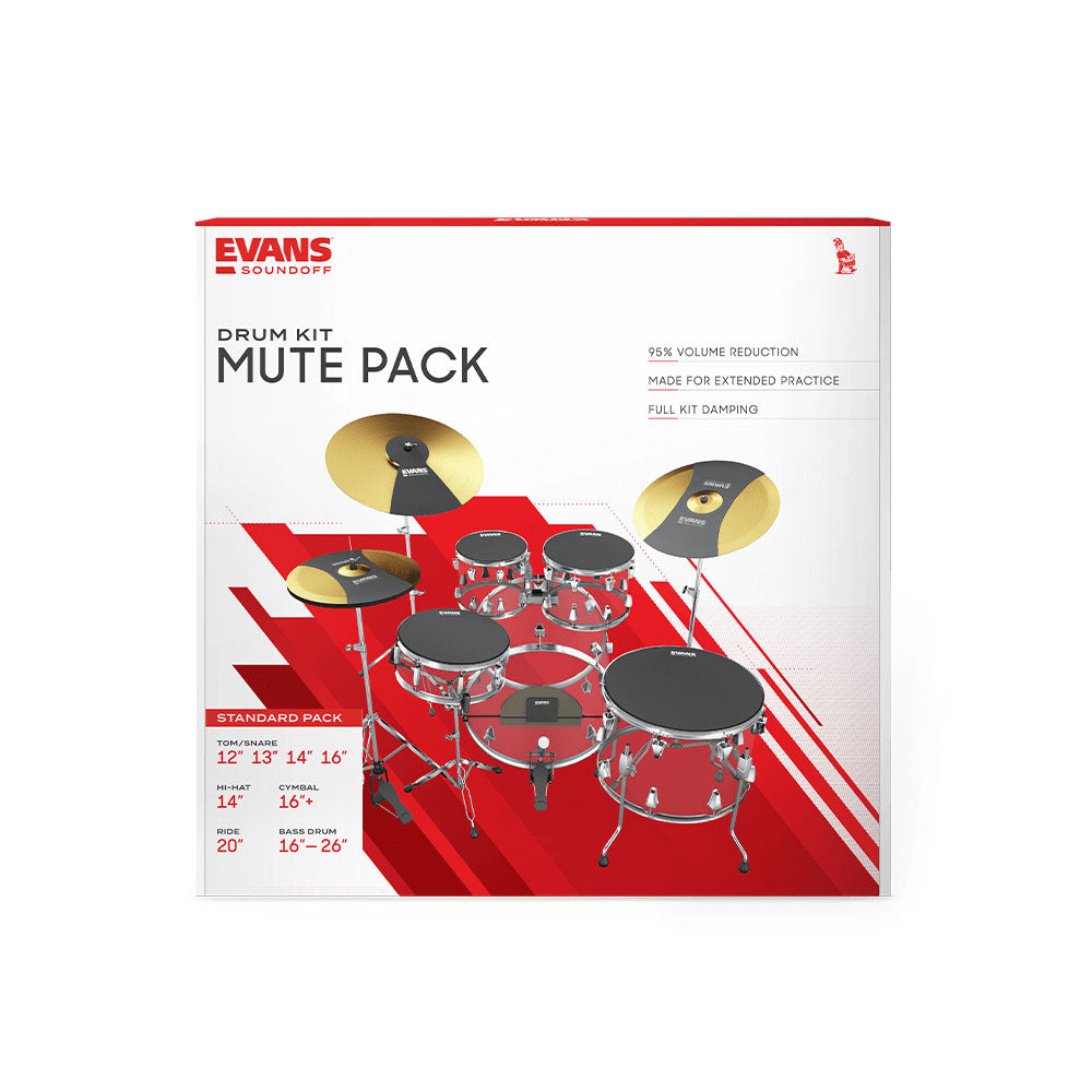 SOSETSTD - SOUND OFF DEMPMAT BOX SET STANDARD 12 13 14 - 16 / 26 BASSDRUM + BEKKENS