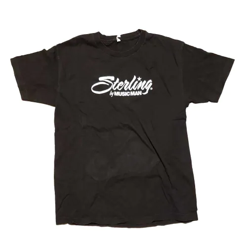 "M" T-Shirt Sterling Logo01 Homme Black