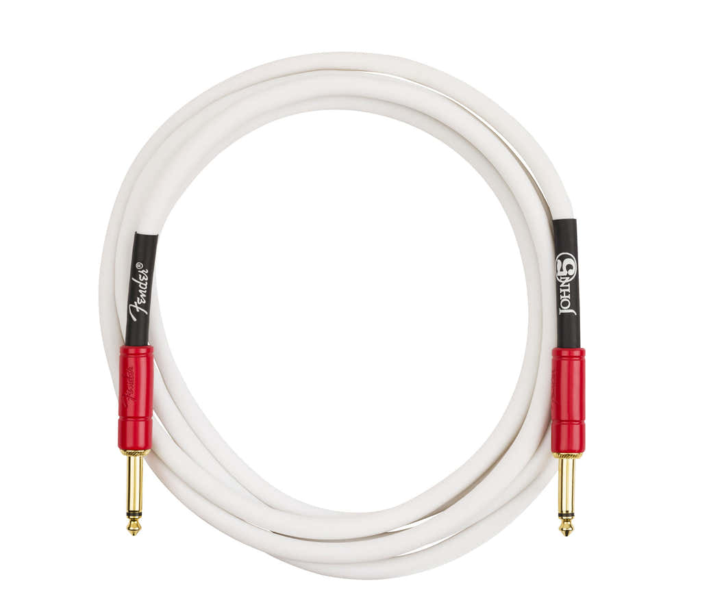 3m John 5 Instrument Cable White And Red