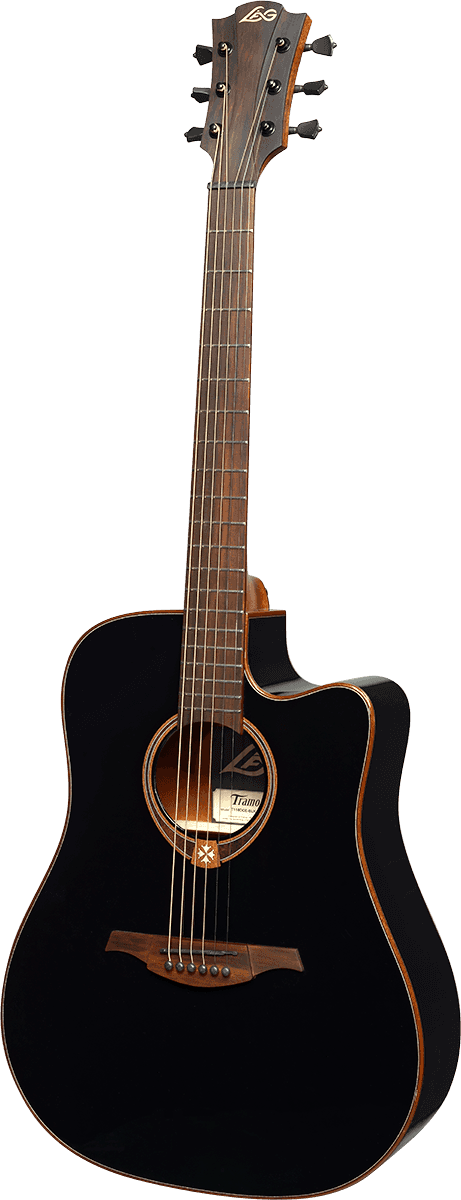 Tramontane T118DCE-BLK Dreadnought Cutaway Elektro Zwart