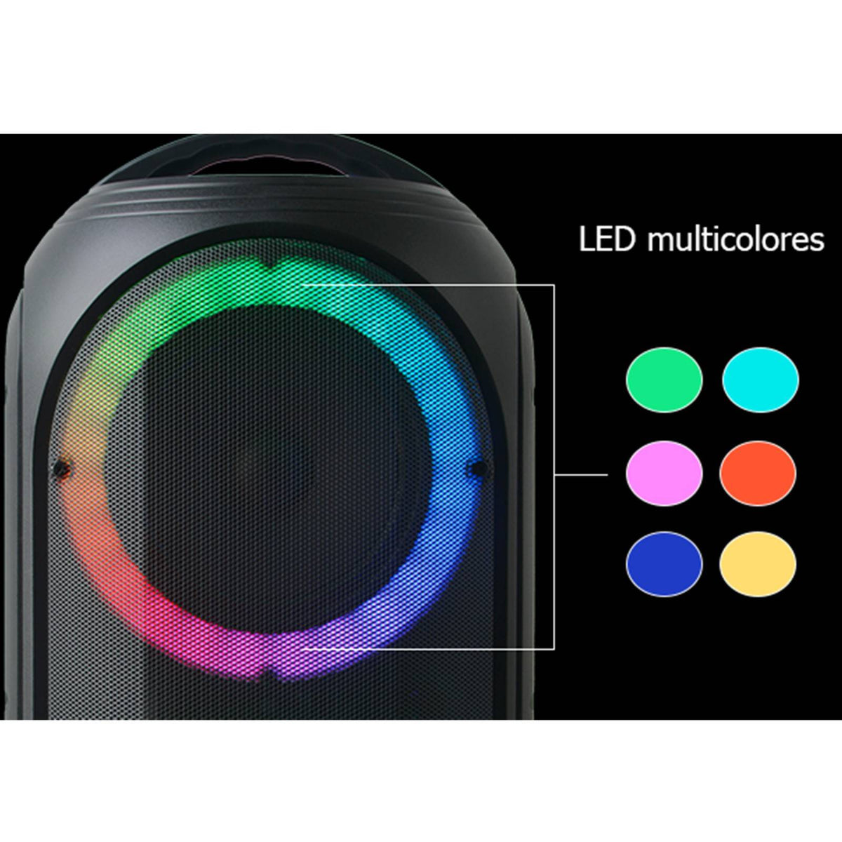 GOZIK LED ZWART - DRAAGBARE LED SONOR