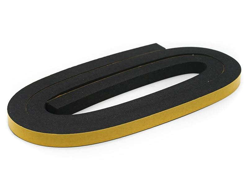 PU- Zelfklevend rubber voor microfoonvulplaatjes 100 X 10 X 13MM