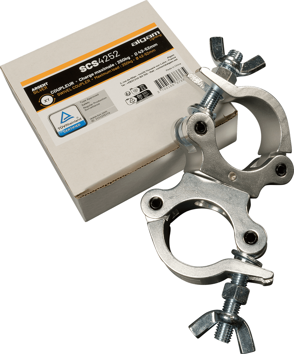 COUPLER 42-52MM 250KG SILVER