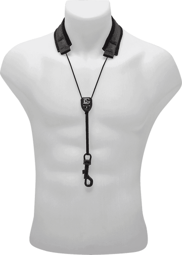 S85SH - DRAAGBAND SAXOFOON SOPRANO CURVO NYLON NINO TAMANO XS (SNAP HOOK)