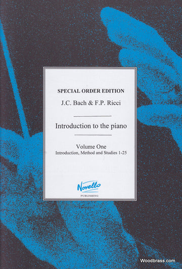 BACH J.S./RICCI F.P. - INTRODUCTION TO THE PIANO VOL 1 STUDIES 1-25 NOVELLO
