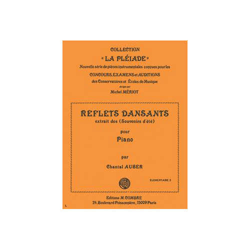 AUBER CHANTAL - REFLETS DANSANTS EXTR. DES SOUVENIRS D'ETE - PIANO
