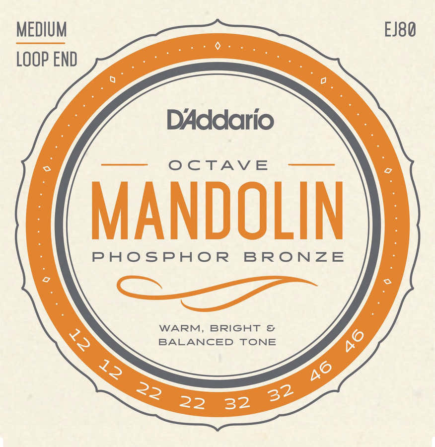 EJ80 Cordes pour Mandoline Medium 12-46