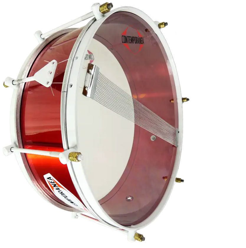 Caixa 14" x 15cm - 6 tirants - timbre - Light - Rouge - édition ALEGRIA
