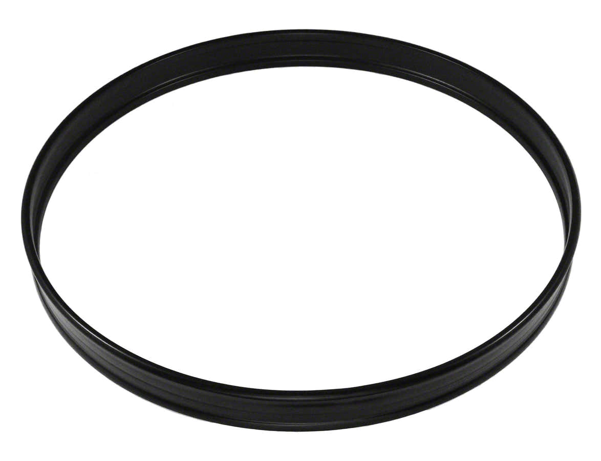 HBS-16BL - 16" BLACK STEEL BASS DRUM HOOP