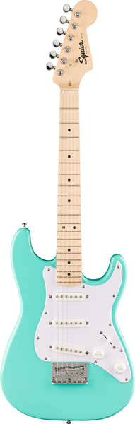 Stratocaster SSS Mini MN Zeeschuimgroen
