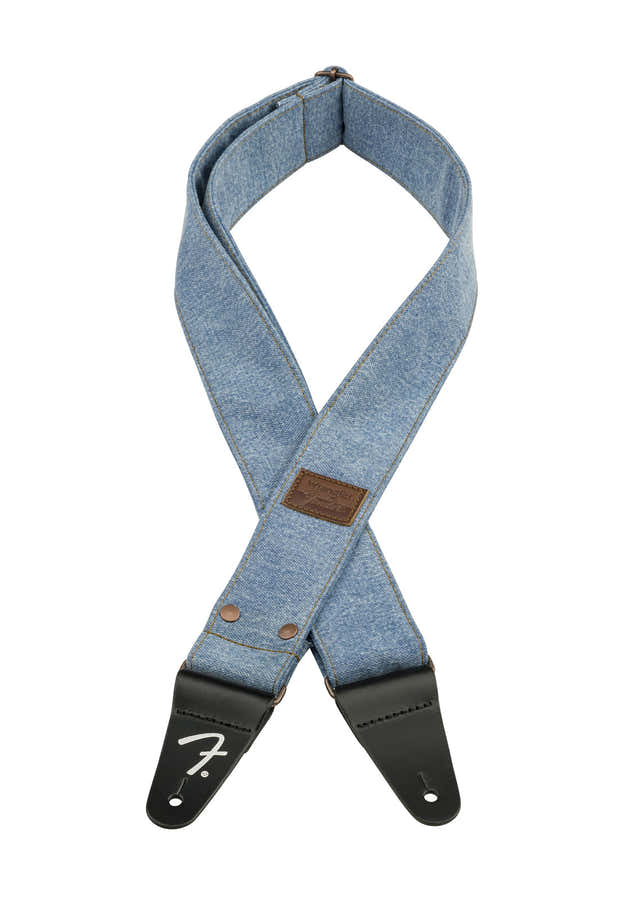 x Wrangler Riveted Denim Strap Light Indigo