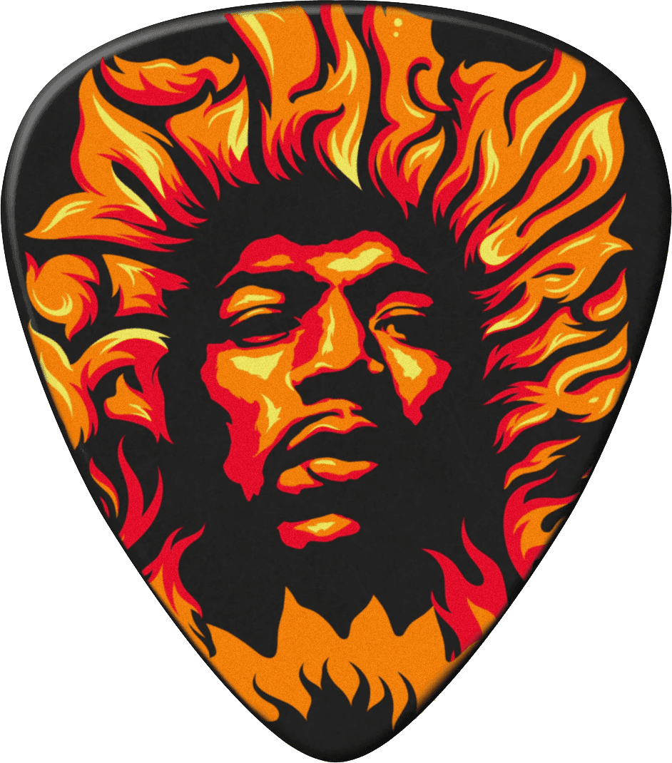 6 x Jimi Hendrix Fire