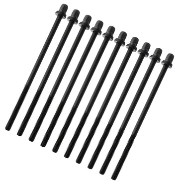 TRC-110W-BK - 110MM TENSION ROD BLACK WITH WASHER - 7/32" THREAD (X10)