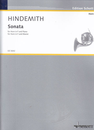 Hindemith Paul - Sonata - Horn In F And Piano