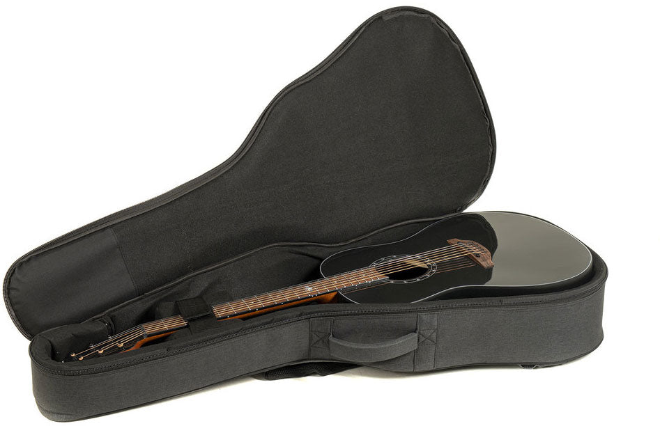 Pro Series Ultra Mid-Depth Non-Cutaway Pitch Black 1516PBM-G