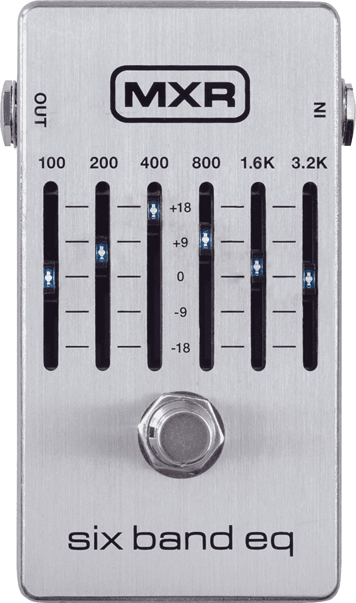 MXR M109S Egaliseur Graphique 6 Bandes Silver