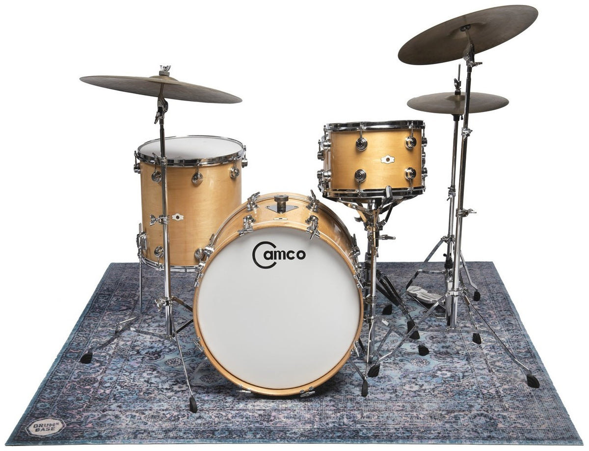 RWP185-TRQ - Pro X-Heavy 7kg Road Worn Turquoise Persian Drummat - 1.85 x 1.60m