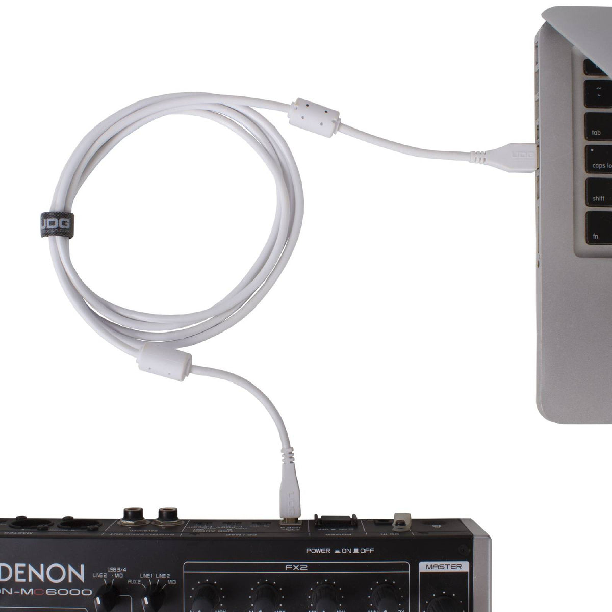 U 95001 WH - Câble USB 2.0 A-B Blanc Droit 1m
