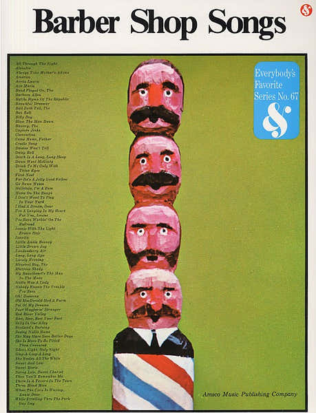 EVERYBODY'S FAVORITE SERIES 67 BARBER SHOP SONGS SATB/PF- CHORAL