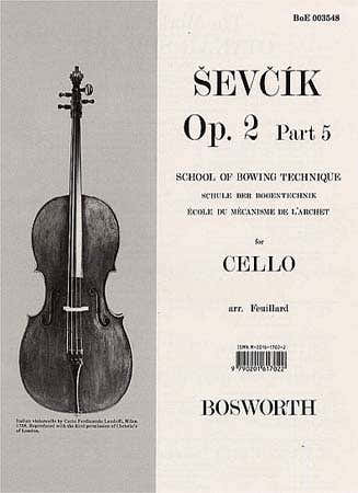 Sevcik - Op.2 Part.5 - Ecole Du Mecanisme De L'archet - Violoncelle
