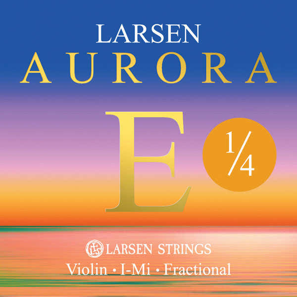 AURORA VIOLIN STRINGS E 1/4 BALL END MEDIUM