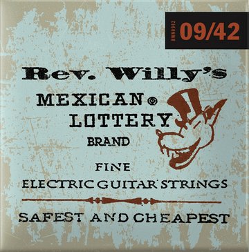 ELECTRIC CORDS SIGNATURE REV. WILLY'S LOTTERY MEDIUM LIGHT !9-11-16-24-32-42-42