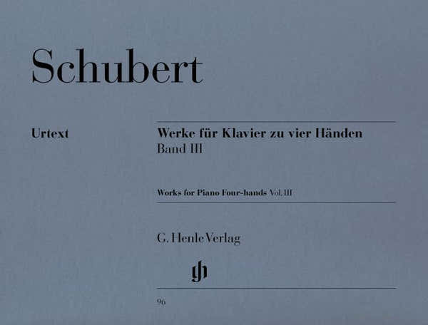 Schubert F. - Works For Piano Four-Hands Volume Iii