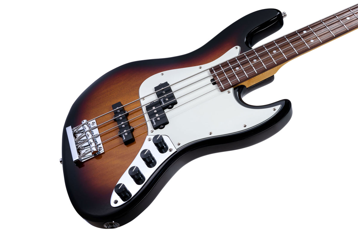 Metroexpress 21 Hybrid Pj 4 String - Tobacco Burst,Rosewood