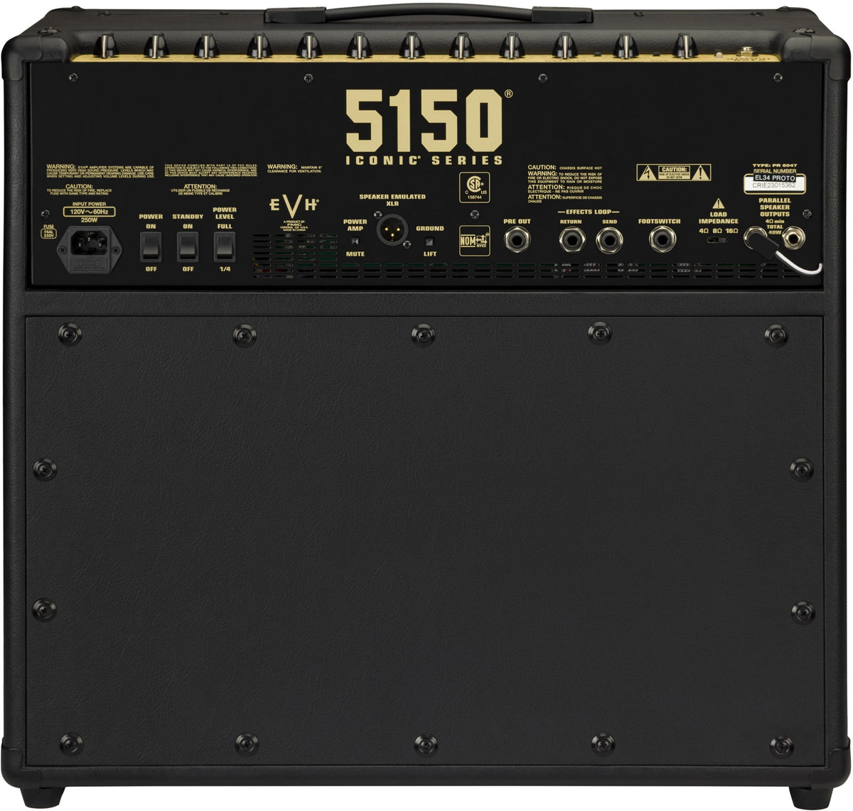 5150 Iconic Series 40W EL34 12" Black