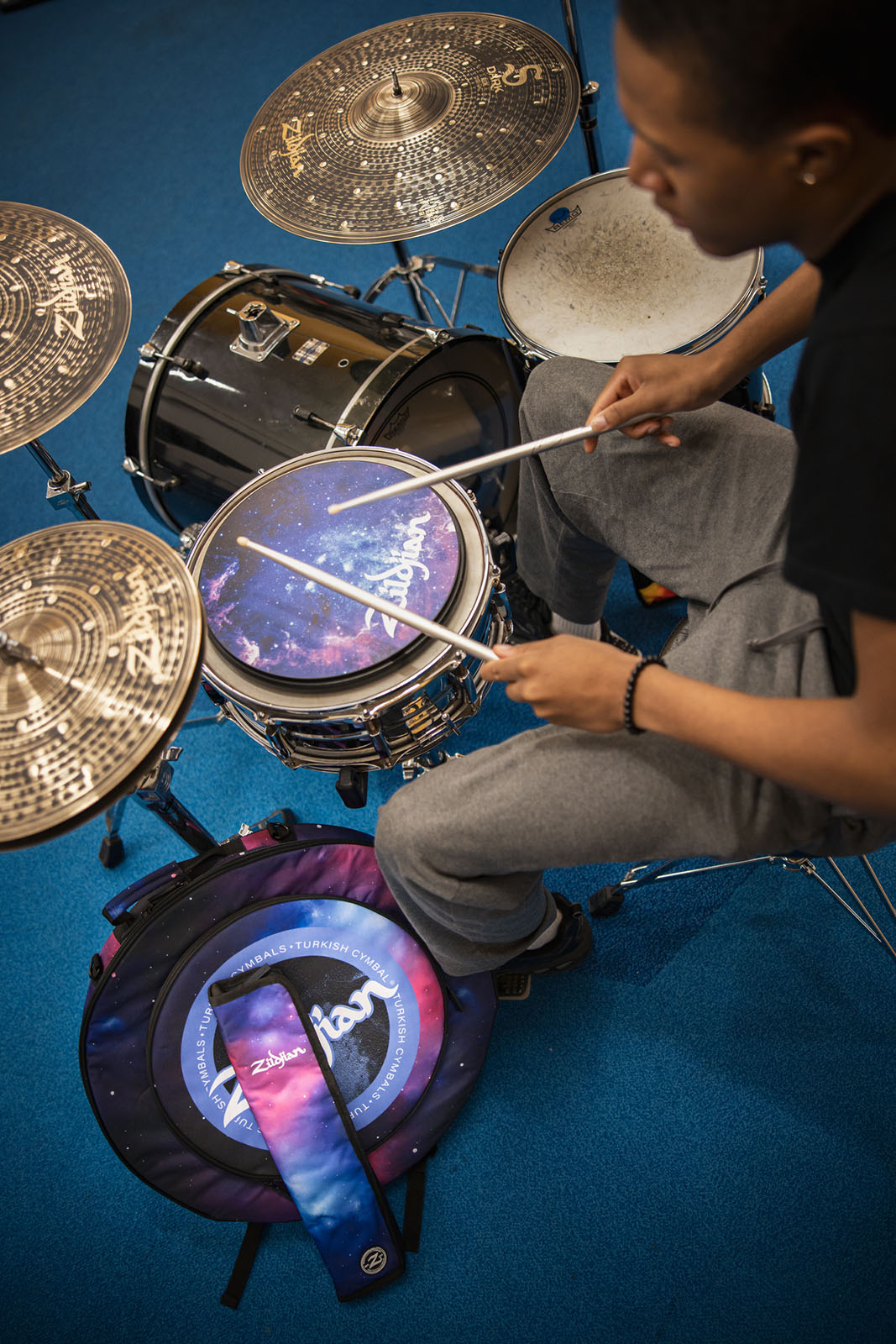 Housse Cymbales 20" Etudiant Purple Galaxy