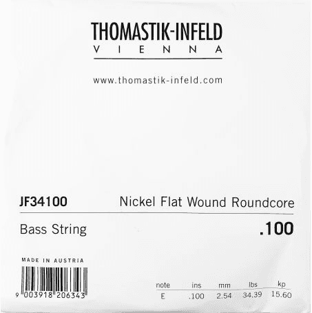 JF34100 Nickel Flat Wound Roundcore 100