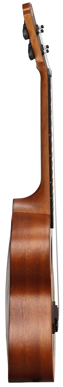 Tiki Tku110T Tenor-Ukulele Gewelfde Achterkant met Hoes