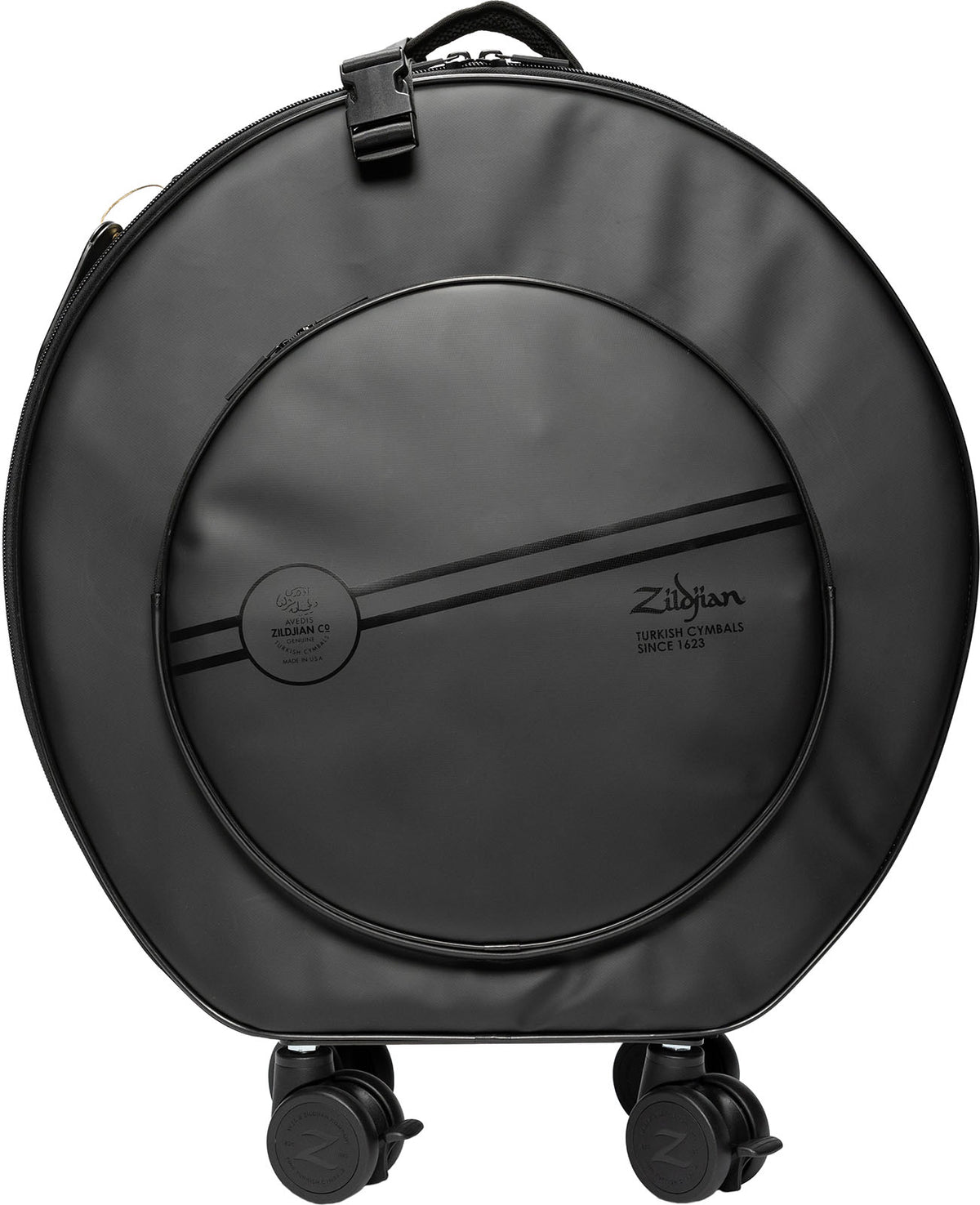 ZXRB00424 - Housse cymbales Touring 24" avec roulettes - Black
