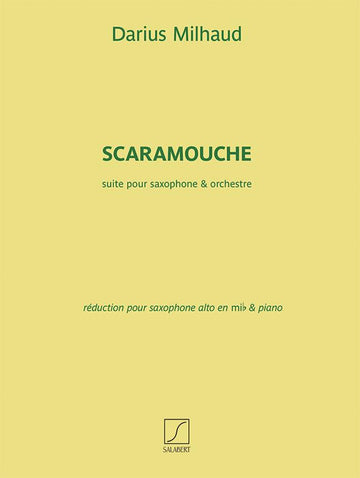 Milhaud D. - Scaramouche - Sax Alto et Piano