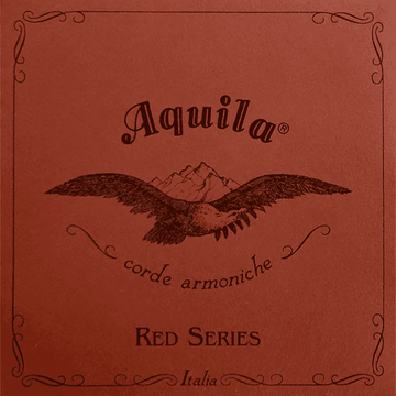 Reds Set Napolitaanse Mandoline,AA,DD,GG G Omwonden Rood