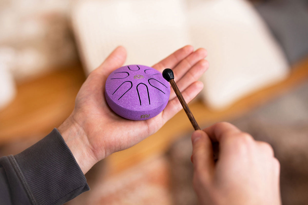 MEINL SONIC ENERGY POCKET STEEL TONGUE DRUM A MAJOR PURPLE
