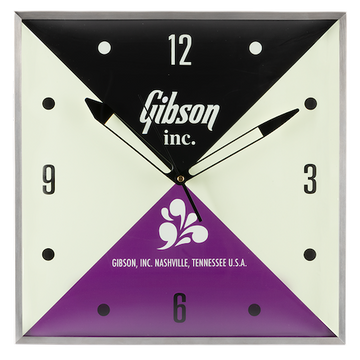Horloge Gibson Vintage Lighted Wall Clock - Gibson Inc. Sign