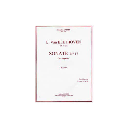 Beethoven - Sonate No.17 OP31 No.2 Tempête - Piano
