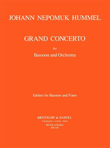 Hummel J.N. - Grand Concerto - Basson Piano