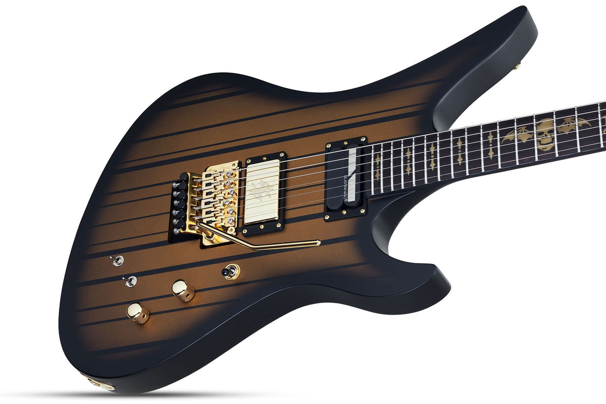 Custom Fr Sustainiac Synyster Gate Signature Zwart Goud