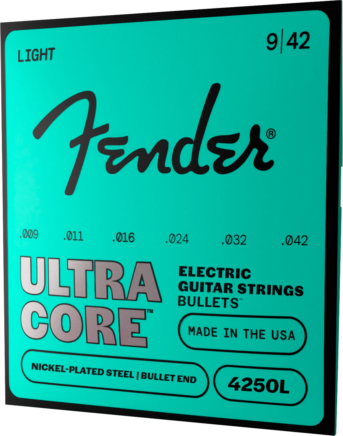 Ultracore vernikkeld staal, bulletuiteinde, 4250L 09-42, (6)