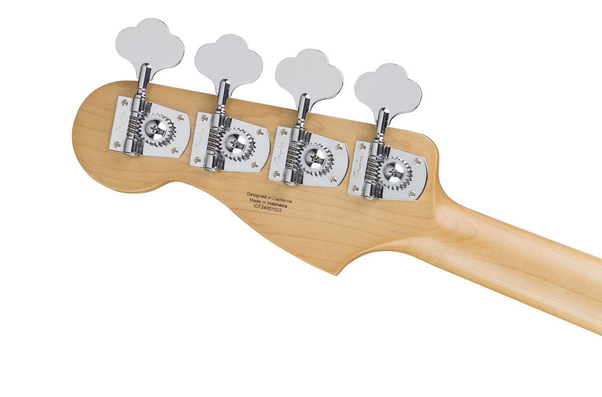 Standaard Precision Bass MN zwarte slagplaat Olympic White