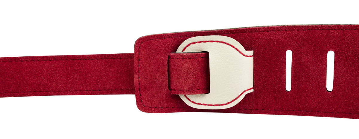 John 5 Leather Strap White And Red