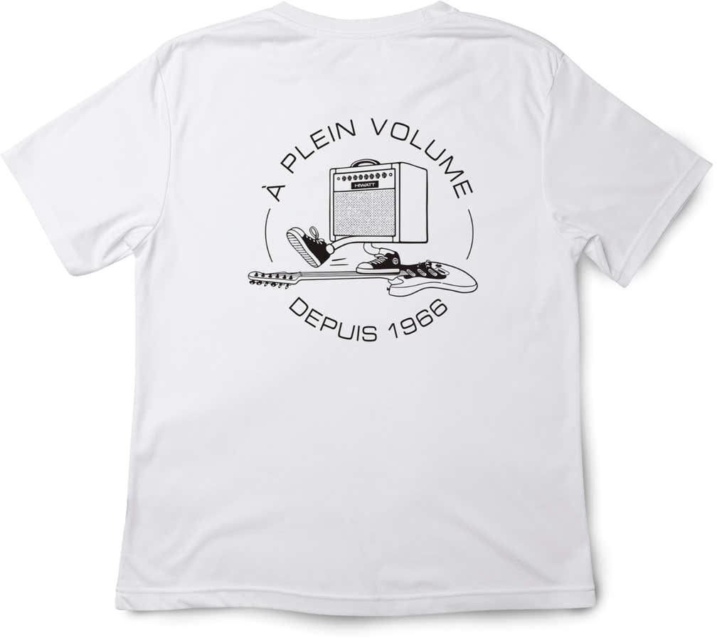 T-shirt Blanc Logo Ride Noir XL