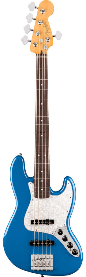 Jazz Bass V Active Player II Modified RW Elektrisch Blauw