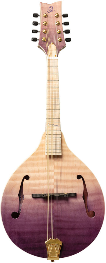 Americana A-Style-mandoline + Croco-leren koffer
