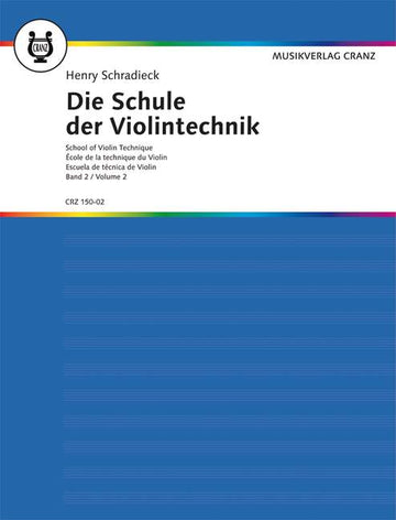 Schradieck Heinrich - Ecole De La Technique Du Violon Vol.2