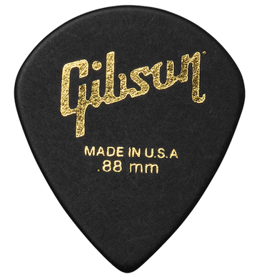 Moderne gitaarplectrums 6-pack zwart .73Mm gitaarplectrums
