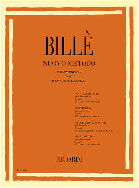 Nuovo Metodo Per Contrabbasso A 4 E 5 Corde