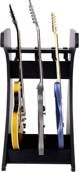Stand Rack Elite 3 Guitares Noir